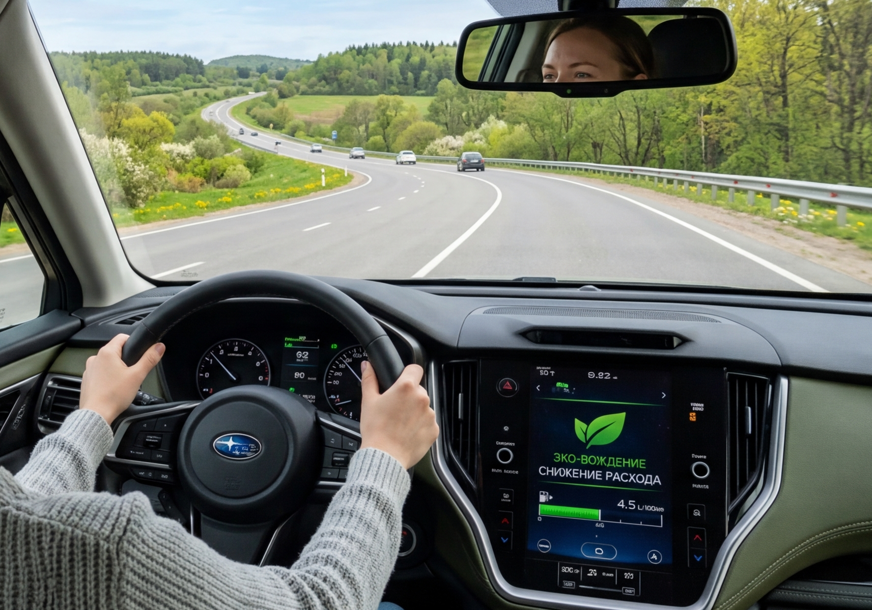 Эко-вождение весной: экономия топлива на проснувшихся трассах